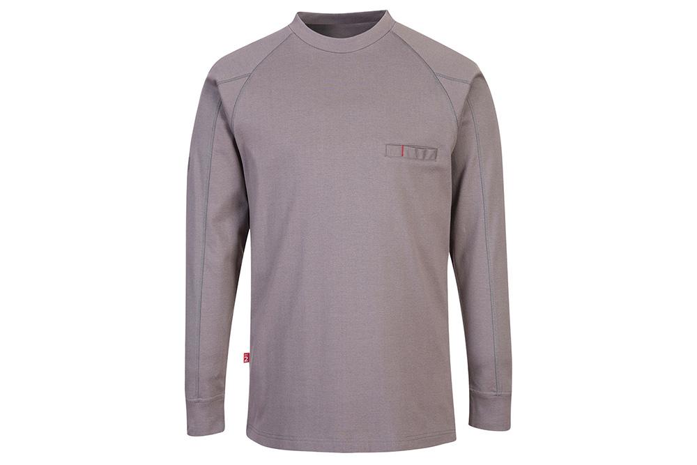 Picture of Portwest FR Antistatic Crew Neck Long Sleeve Shirt