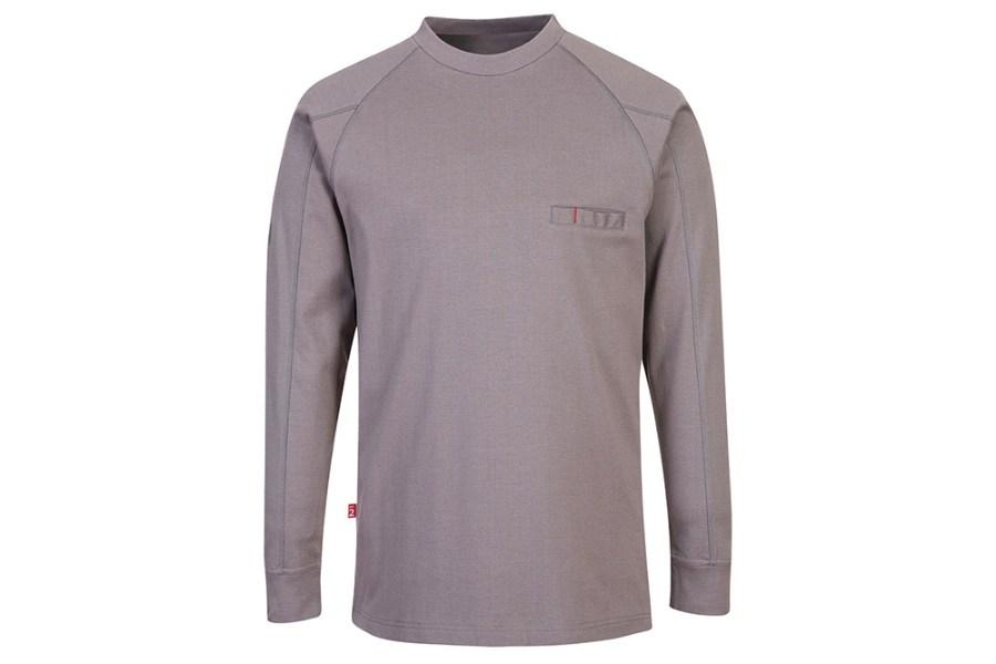 Picture of Portwest FR Antistatic Crew Neck Long Sleeve Shirt