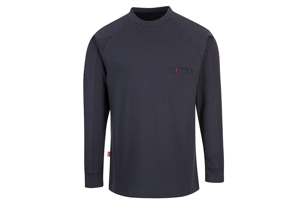 Picture of Portwest FR Antistatic Crew Neck Long Sleeve Shirt
