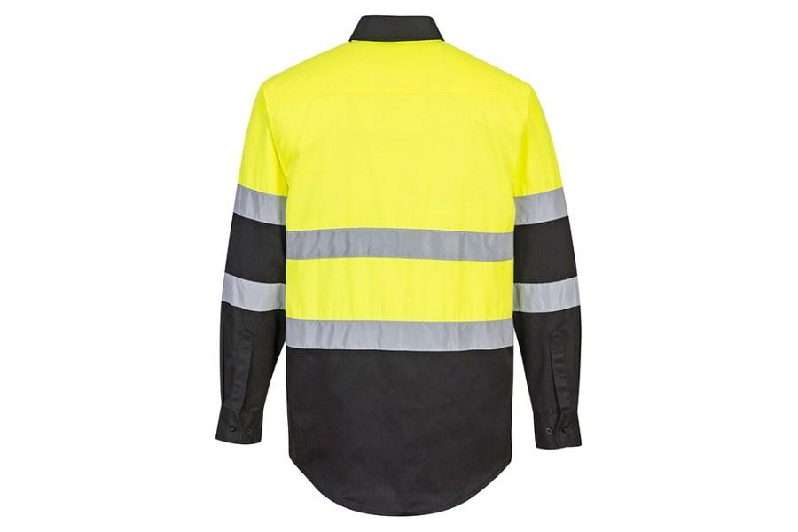 Picture of Portwest Two Tone Long Sleeve Button Up Work Shirt