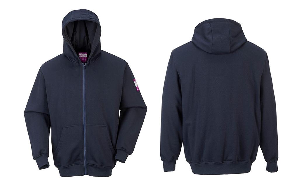 Picture of Portwest FR Zipper Front Hooded Sweatshirt