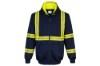 Picture of Portwest Iona Extra Enhanced Navy Zip-Up Sweatshirt