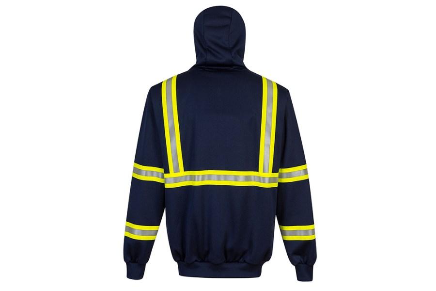 Picture of Portwest Iona Extra Enhanced Navy Zip-Up Sweatshirt