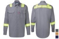 Picture of Portwest Bizflame 88/12 FR Long Sleeve Button Down Shirt