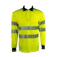 Portwest Hi-Vis Long Sleeve Polo Shirt