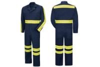 Picture of Red Kap Enhanced Visibility Action Back Navy Coveralls