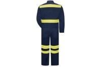 Picture of Red Kap Enhanced Visibility Action Back Navy Coveralls