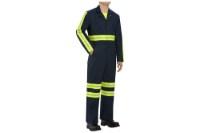 Picture of Red Kap Enhanced Visibility Action Back Navy Coveralls