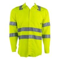 Red Kap Hi-Vis Long Sleeve Oilblok Class 3 Ripstop Work Shirt