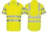 Picture of Red Kap Hi-Vis Short Sleeve Oilblok Class 3 Ripstop Work Shirt