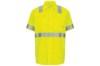 Picture of Red Kap Hi-Vis Short Sleeve Oilblok Class 3 Ripstop Work Shirt