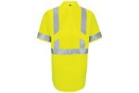 Picture of Red Kap Hi-Vis Short Sleeve Oilblok Class 3 Ripstop Work Shirt