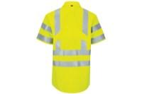 Picture of Red Kap Hi-Vis Short Sleeve Oilblok Class 3 Ripstop Work Shirt