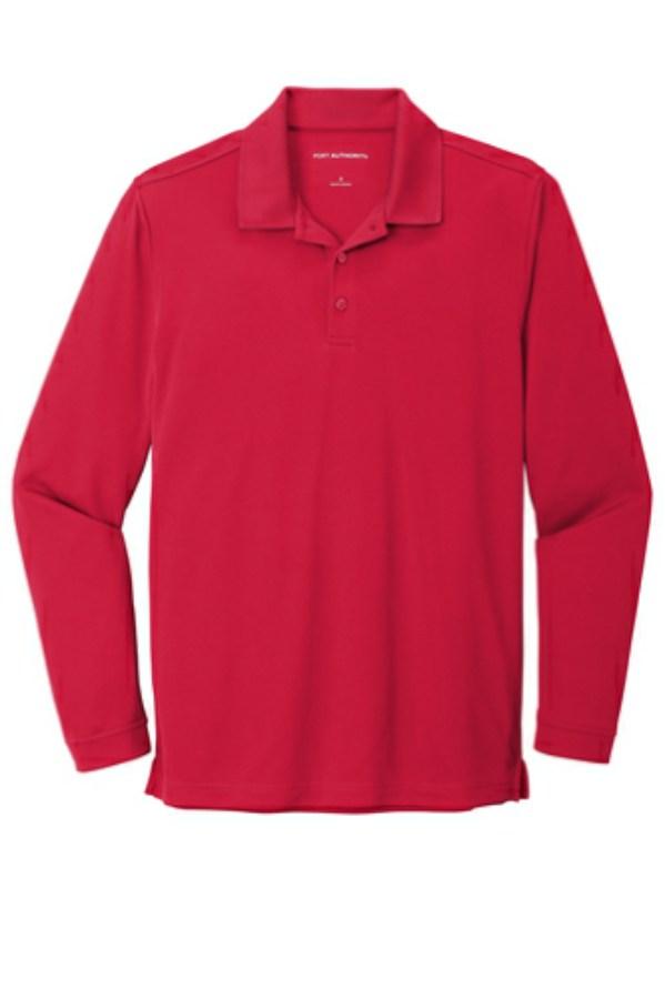 Picture of Port Authority Dry Zone UV Micro-Mesh Long Sleeve Polo