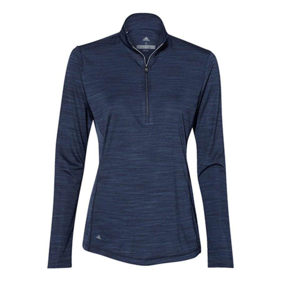 Adidas Women's Lightweight Mélange 1/4-Zip Pullover Additional view