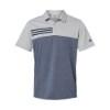 Picture of Adidas Heathered Colorblocked 3-Stripes Polo
