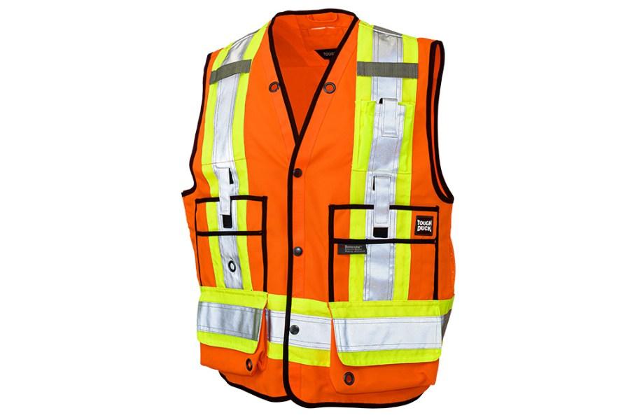 Tough Duck Safety Surveyor Vest Additional Angle