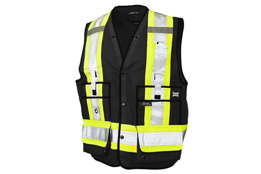 Tough Duck Safety Surveyor Vest Feature Close-up