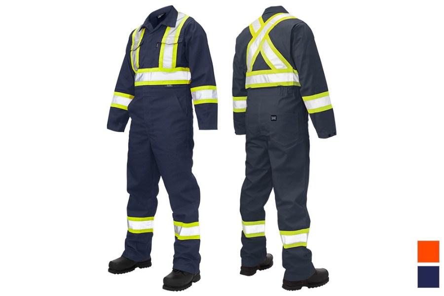 Picture of Tough Duck Safety Unlined Enhanced Visibility Coverall