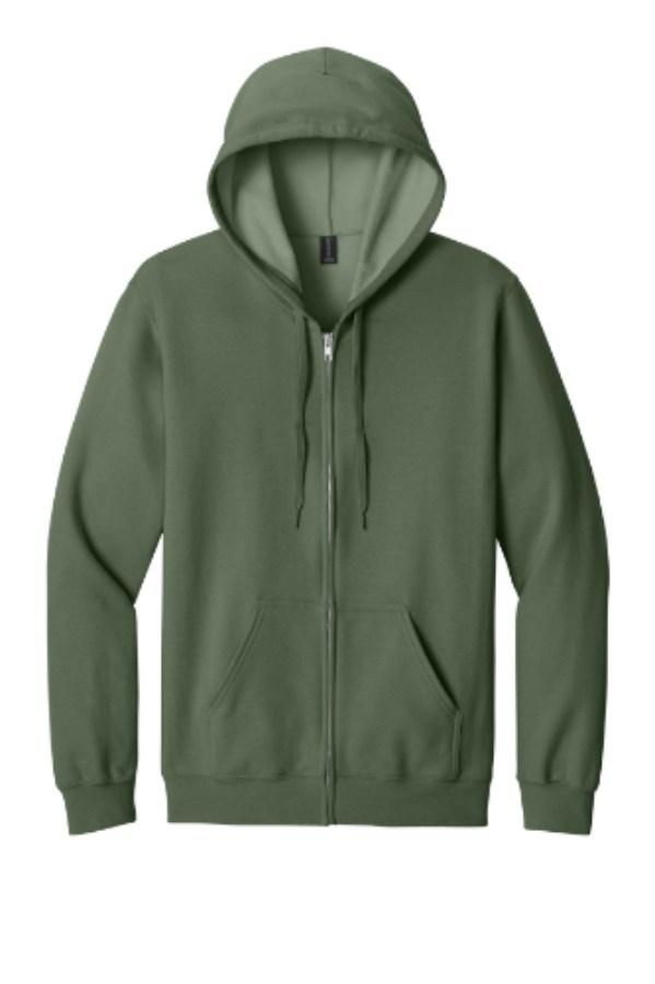 Picture of Gildan Softstyle Midweight Fleece Full-Zip Hooded Sweatshirt