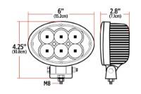 Picture of Trux 6" Oval Work Light - 5400 Lumens