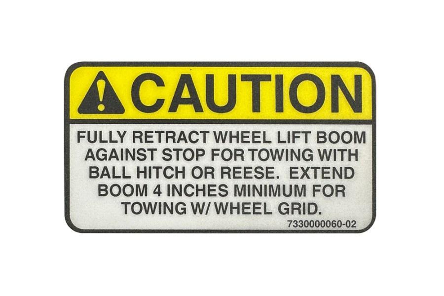 Picture of Wheel Lift Hitch Decal