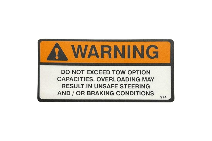 Picture of Overloading Tow Option Decal