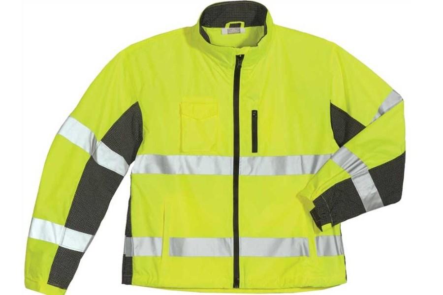 Picture of Commander Safety Class 3 NiteGlo Windbreaker, Lime, 5XL