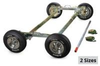 Picture of Collins Hi-Speed Dolly HERO Zinc Plated Aluminum Cross Rails & Aluminum Diamond Cut Wheel