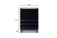 Picture of CTech 7 Drawer Midnight Blue Black Anodized Handles 20K Crane 1st Front VT