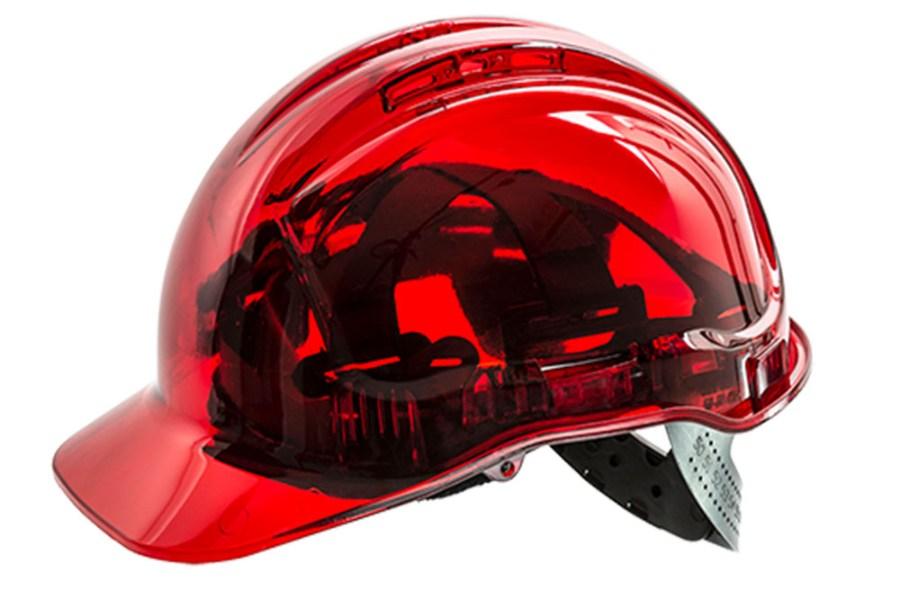 Portwest Peak View Vented Safety Hard Hat Feature Close-up