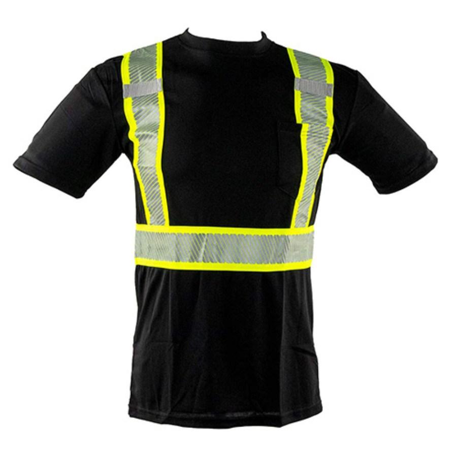 Picture of Portwest Iona Plus Black Short Sleeve T-Shirt