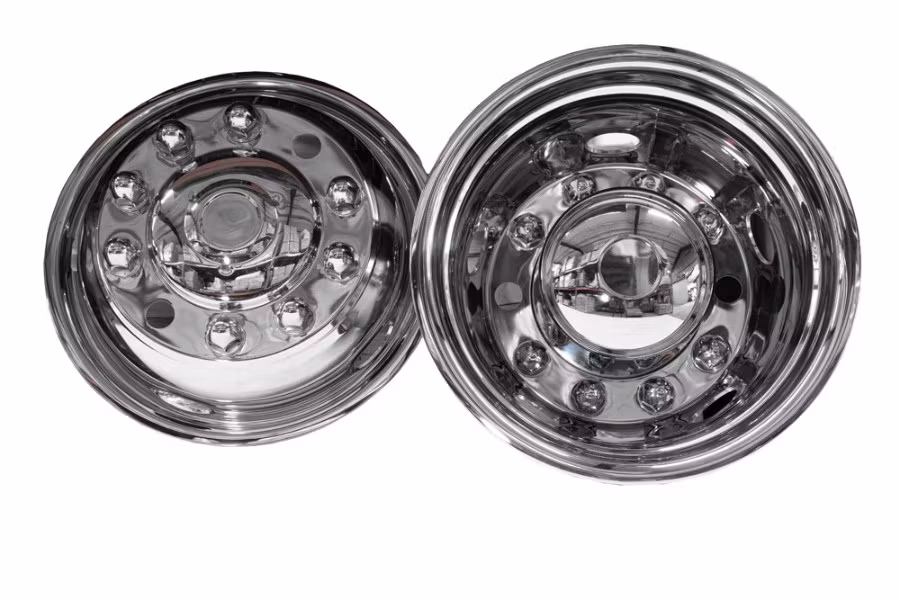 Picture of Phoenix Stainless Steel D.O.T. Wheel Simulator Set 19.5" 10 Lug on 285MM BC 5 HH Wheels