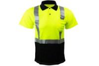 Picture of GSS Safety Class 2 Black Bottom Polo Shirt