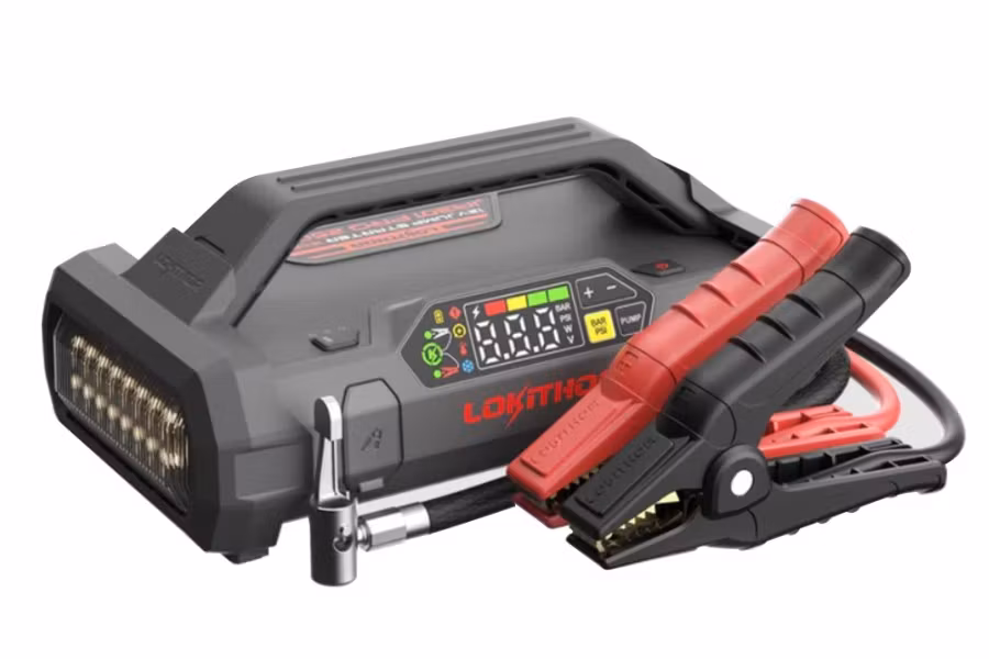 Picture of Lokithor 12V 3000A LiFePO Jump Starter - 150 PSI Inflator