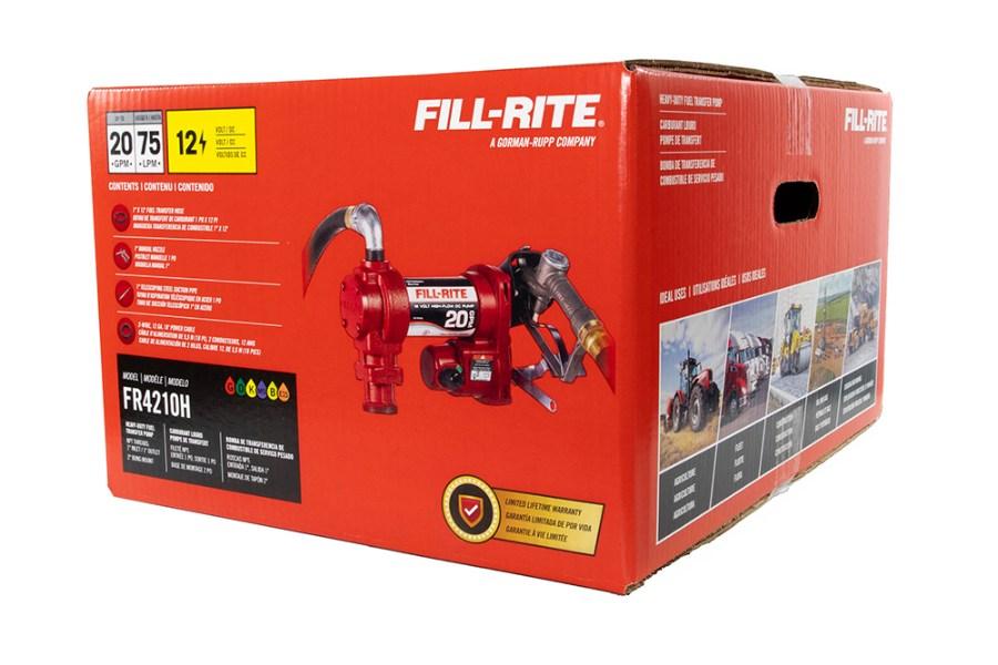 Picture of Fill-Rite 12V DC 20 GPM Fuel Transfer Pump with Nozzle