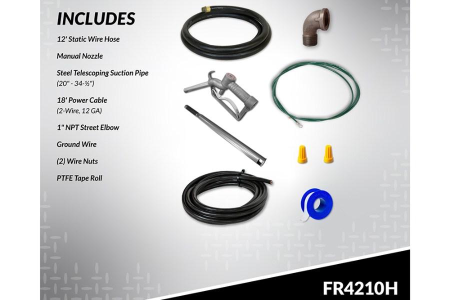 Picture of Fill-Rite 12V DC 20 GPM Fuel Transfer Pump with Nozzle