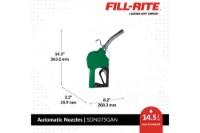 Picture of Fill-Rite SD Series Green Automatic Diesel Spout Nozzle