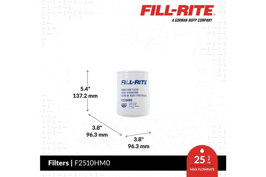 Picture of Fill Rite 10 Micron Water Detecting Filter