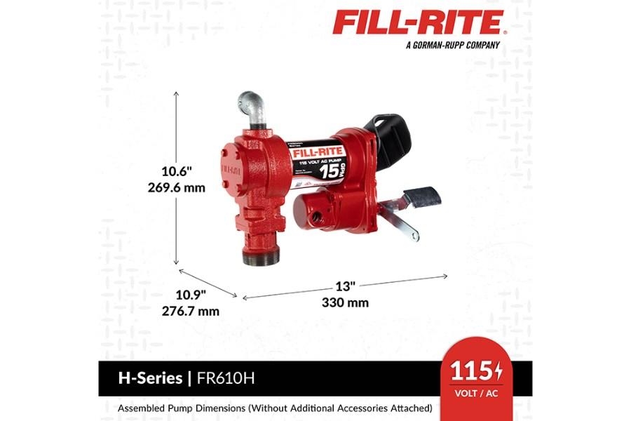Picture of Fill-Rite 115V AC 15 GPM Fuel Transfer Pump with Nozzle