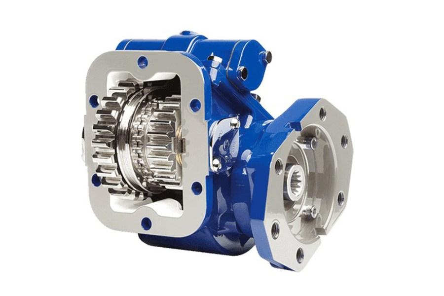 Picture of Muncie Triple Gear PTO .724:1 SAE B 7/8" 13T SAE B 2 & 4 Bolt 20T SP