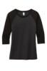 Picture of District Women's Perfect Tri 3/4-Sleeve Raglan T-Shirt