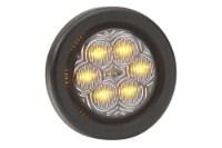 Picture of Maxxima 2" Round LED Clearance Light with Clearn Lens, Grommet and Short Wire
