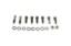 Picture of Muncie 8 Bolt Stud Kit for TG