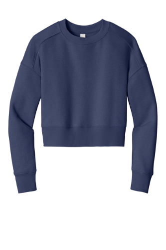 Picture of District Women's Perfect Weight Fleece Cropped Crew