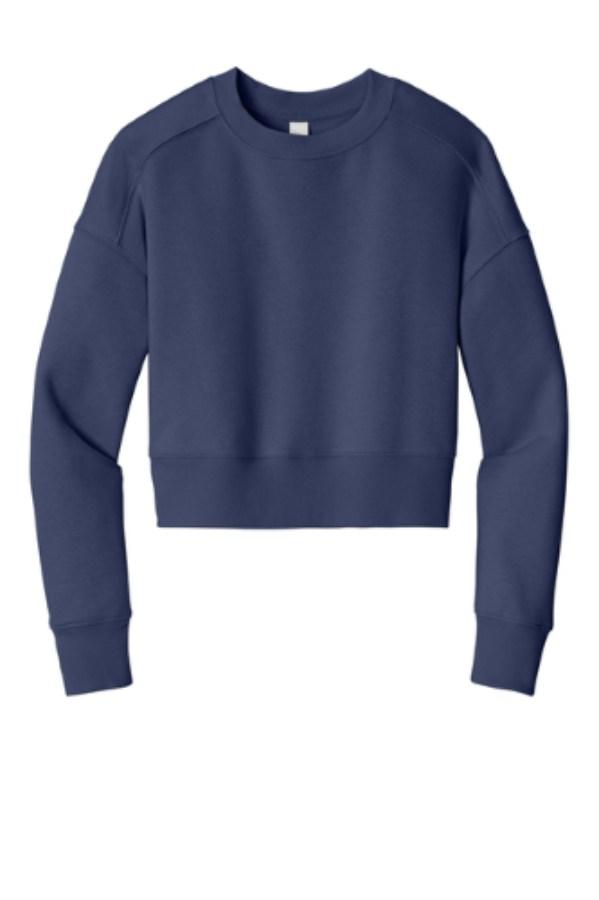 Picture of District Women's Perfect Weight Fleece Cropped Crew