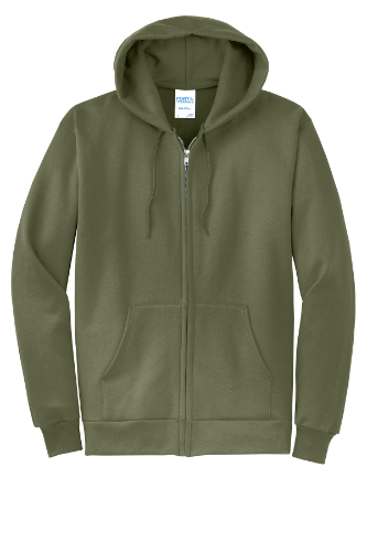 Picture of Port & Company Core Fleece Full-Zip Hooded Sweatshirt