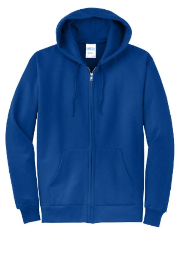 Picture of Port & Company Core Fleece Full-Zip Hooded Sweatshirt