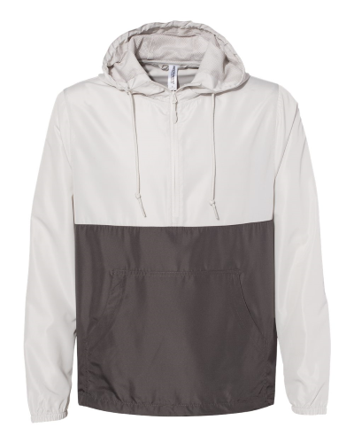 Picture of Independent Trading Co Unisex Lightweight Quarter-Zip Windbreaker Pullover Jacket