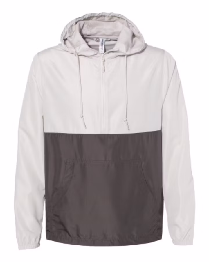 Picture of Independent Trading Co Unisex Lightweight Quarter-Zip Windbreaker Pullover Jacket
